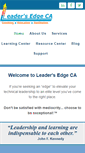 Mobile Screenshot of leadersedgeca.com